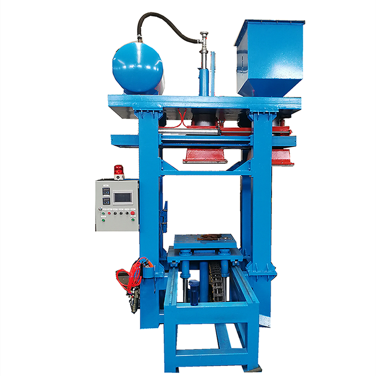 The process of making sand shells by core shooting machines involves sand casting